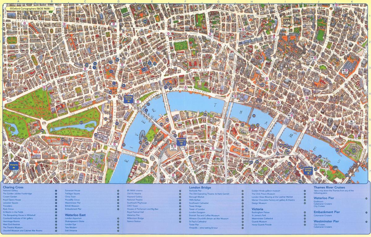 لندن المملكة المتحدة خريطة