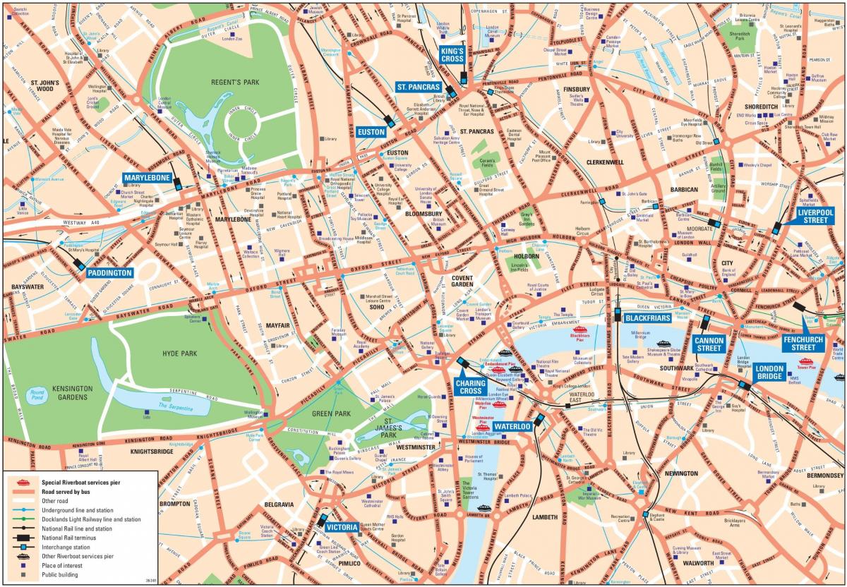 لندن إنجلترا خريطة