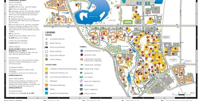 خريطة واترلو الحرم الجامعي