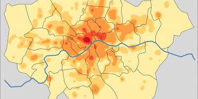 خريطة لندن الجريمة