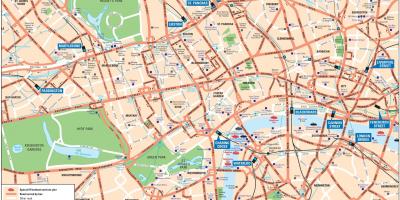 لندن على خريطة المدينة