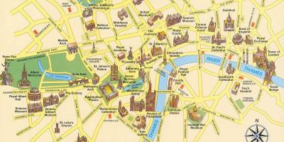 خريطة وسط لندن